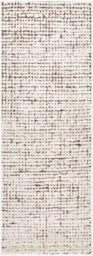 Livabliss Our Pnw Home-Cascade Ivory Brown Modern High Pile Living Dining Rug in White - Size: 80 cm x 220 cm - thumbnail 2
