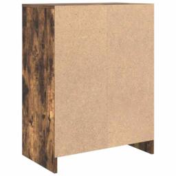 Berkfield Home Sideboard Smoked Oak 57x34x76 cm Engineered Wood in Brown - Size: 57 x 34 x 76 cm - thumbnail 8