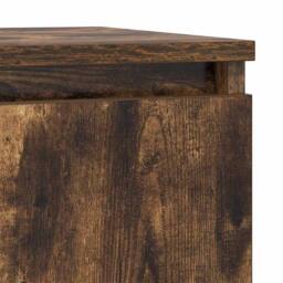 Berkfield Home Sideboard Smoked Oak 57x34x76 cm Engineered Wood in Brown - Size: 57 x 34 x 76 cm - thumbnail 9