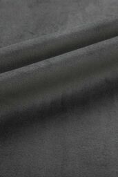 Homescapes Thermal 100% Blackout Velvet Curtains in Grey - Size: 117 cm width x 137 cm drop - thumbnail 5