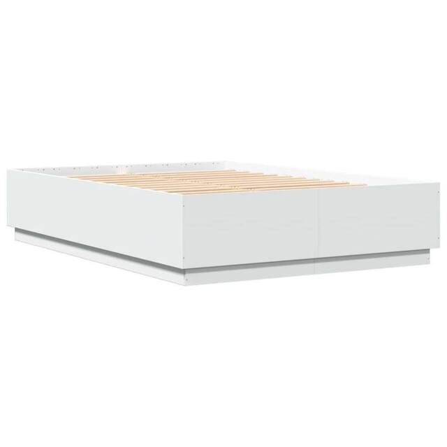 Berkfield Home Modern Bed Frame without Mattress White 150x200 cm King Size - image 1