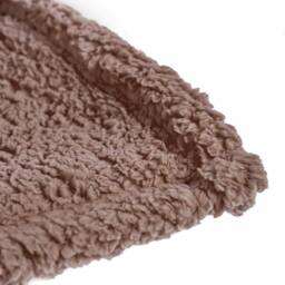 Voltico Super Soft Cuddle Throw 130 x 180cm - Soft Sofa & Bed Blanket in Light Brown - Size: 130 cm x 180 cm - thumbnail 3