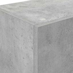 Berkfield Home Kitchen Cabinet Concrete Grey 35x50x180 cm Engineered Wood - Size: 35 x 50 x 180 cm - thumbnail 9
