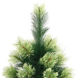 Berkfield Home Beautiful Artificial Hinged Christmas Tree with Stand 240 cm in Green - thumbnail 4
