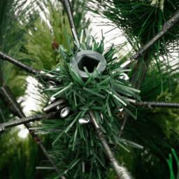 Berkfield Home Beautiful Artificial Hinged Christmas Tree with Stand 240 cm in Green - thumbnail 7