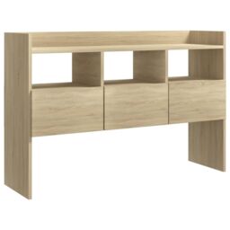 Berkfield Home Sideboard Sonoma Oak 105x30x70 cm Engineered Wood in Brown - Size: 105 x 30 x 70 cm - thumbnail 2