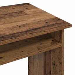 Berkfield Home Elegant Desk Old Wood 90x50x74 cm Engineered Wood in Brown - Size: 90 x 50 x 74 cm - thumbnail 7
