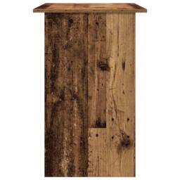 Berkfield Home Elegant Desk Old Wood 90x50x74 cm Engineered Wood in Brown - Size: 90 x 50 x 74 cm - thumbnail 5