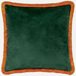 Paoletti Odisha Scene Printed Velvet Cushion - Size: 50 cm x 50 cm - thumbnail 2