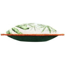 Paoletti Odisha Scene Printed Velvet Cushion - Size: 50 cm x 50 cm - thumbnail 3