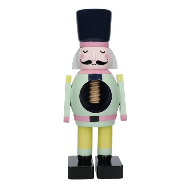 KitchenCraft The Nutcracker Collection Wooden Male Nutcracker in Black - image 1