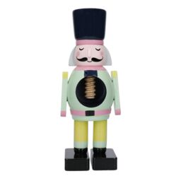 KitchenCraft The Nutcracker Collection Wooden Male Nutcracker in Black - thumbnail 1