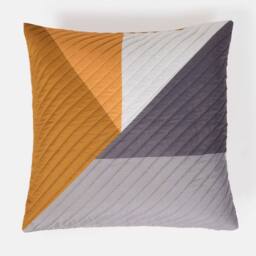 OHS 2 Pack Geometric Pinsonic Cushion Covers - 45 x 45cm in Yellow - Size: 45 cm x 45 cm - thumbnail 5