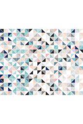 Origin Murals Geometry Wall Mural in Pink - Size: W350 cm x H280 cm - thumbnail 2