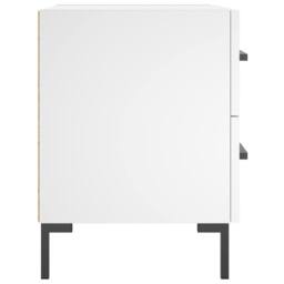 Berkfield Home Modern Bedside Cabinets 2 pcs White 40x35x47.5 cm Engineered Wood - thumbnail 6