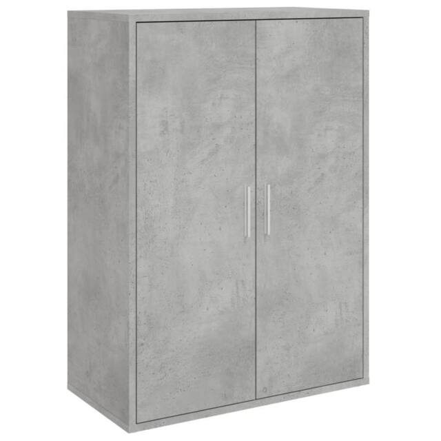 Berkfield Home Sideboard Concrete Grey 60x31x84 cm Engineered Wood - Size: 60 x 31 x 84 cm - image 1