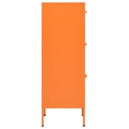 Berkfield Home Storage Cabinet Orange 42.5x35x101.5 cm Steel - thumbnail 4