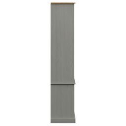 Berkfield Home Bookcase VIGO Grey 85x35x170 cm Solid Wood Pine - Size: 85 x 35 x 170 cm - thumbnail 6