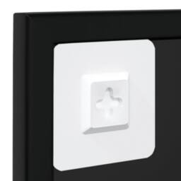Berkfield Home Wall Mirrors 2 pcs Black 100x60 cm Metal - thumbnail 7