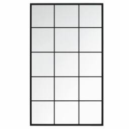 Berkfield Home Wall Mirrors 2 pcs Black 100x60 cm Metal - thumbnail 5