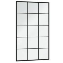 Berkfield Home Wall Mirrors 2 pcs Black 100x60 cm Metal - thumbnail 4
