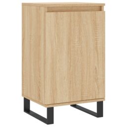 Berkfield Home Sideboard Sonoma Oak 40x35x70 cm Engineered Wood in Grey - Size: 40 x 35 x 70 cm - thumbnail 2