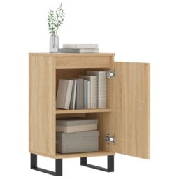 Berkfield Home Sideboard Sonoma Oak 40x35x70 cm Engineered Wood in Grey - Size: 40 x 35 x 70 cm - thumbnail 4