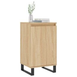 Berkfield Home Sideboard Sonoma Oak 40x35x70 cm Engineered Wood in Grey - Size: 40 x 35 x 70 cm - thumbnail 3
