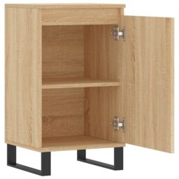 Berkfield Home Sideboard Sonoma Oak 40x35x70 cm Engineered Wood in Grey - Size: 40 x 35 x 70 cm - thumbnail 6