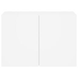 Berkfield Home TV Cabinet Wall-mounted White 60x30x41 cm - Size: 60 x 30 x 41 cm - thumbnail 6