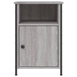 Berkfield Home Elegant Bedside Cabinet Grey Sonoma 40x42x60 cm Engineered Wood - Size: 40 x 42 x 60 cm - thumbnail 5