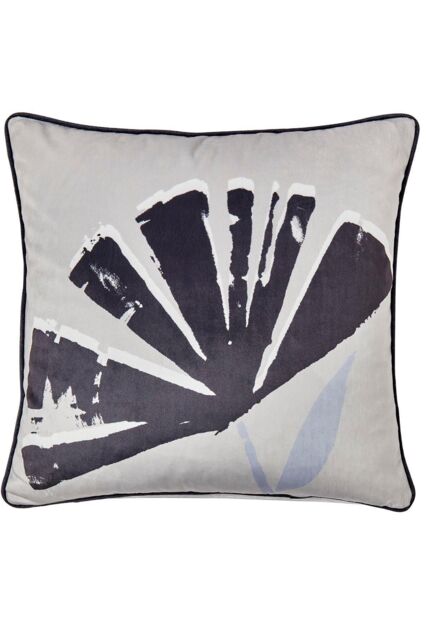 Fusion 'Alma' Soft Touch Velvet Filled Cushion in Natural - Size: 43 cm x 43 cm - image 1