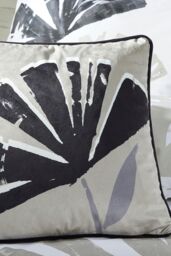Fusion 'Alma' Soft Touch Velvet Filled Cushion in Natural - Size: 43 cm x 43 cm - thumbnail 4