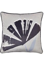 Fusion 'Alma' Soft Touch Velvet Filled Cushion in Natural - Size: 43 cm x 43 cm - thumbnail 1