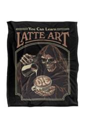 Steven Rhodes Latte Art Silky Touch Super Soft Throw Blanket - Size: Large - thumbnail 1