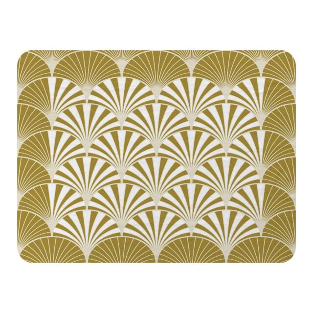 Benjamin Tate Design Golden Semi Circles Blanket in Natural - Size: 120 cm x 150 cm - image 1