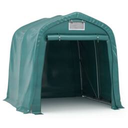 Berkfield Home Durable Garage Tent PVC 2.4x2.4 m Green - thumbnail 3