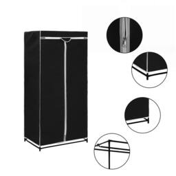 Berkfield Home Wardrobes 2 pcs Black 75x50x160 cm - Size: 75 x 50 x 160 cm - thumbnail 2