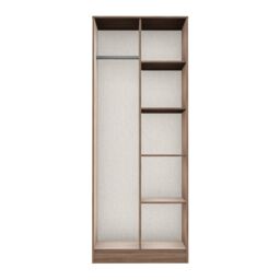 Ready Assembled 2 U Fuji Open Wardrobe (Ready Assembled) in Walnut - thumbnail 1