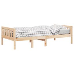 Berkfield Home Children's Bed without Mattress 90x200 cm Solid Wood Pine in Brown - thumbnail 4