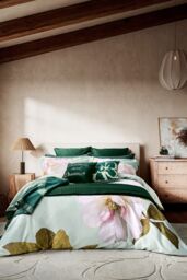 Ted Baker 'Cocktails & Dreams' Cotton Velvet Cushion in Dark Green - Size: 45 cm x 45 cm - thumbnail 4