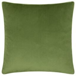Wylder Pumpkin Spice Piped Velvet Cushion - Size: 45 cm x 45 cm - thumbnail 3