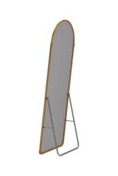 Living and Home Modern Arched Metal Floor Mirror in Gold - thumbnail 5