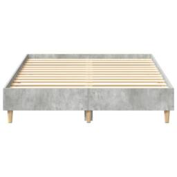 Berkfield Home Bed Frame 120x190 cm in Concrete Grey with Engineered Wood - thumbnail 6