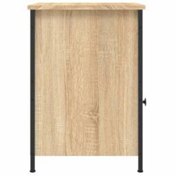 Berkfield Home Bedside Cabinet Sonoma Oak 40x42x60 cm Engineered Wood in Light Tan - Size: 40 x 42 x 60 cm - thumbnail 7