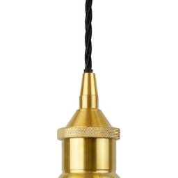 SE Home Duck Egg Blue Large Chancery Pendant Light - Polished Brass - thumbnail 2
