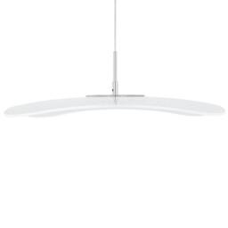 Netlighting Modern LED Hanging Pendant Chrome Clear Warm White 3000K 550lm in Silver - thumbnail 4