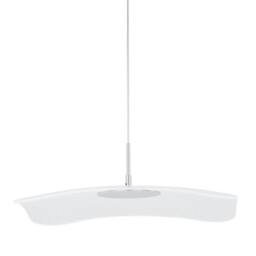 Netlighting Modern LED Hanging Pendant Chrome Clear Warm White 3000K 550lm in Silver - thumbnail 1