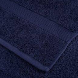 Berkfield Home Soft 8 Piece Premium Towel Set SOLUND Navy Blue 600 gsm - thumbnail 5