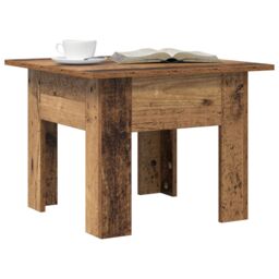 Berkfield Home Coffee Table Old wood 55 x 55 x 42 cm Engineered wood in Brown - thumbnail 3